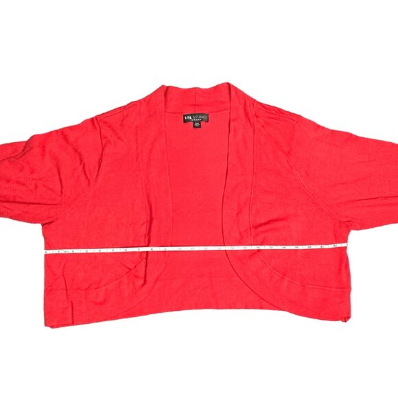 I.N. Studio Women’s Cardigan Coral Plus Size 20W - Picture 3 of 6